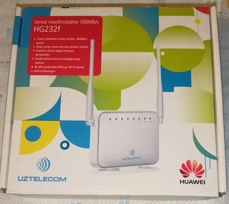 WIFI роутер Uztelecom, б/у. Читайте описание. 1