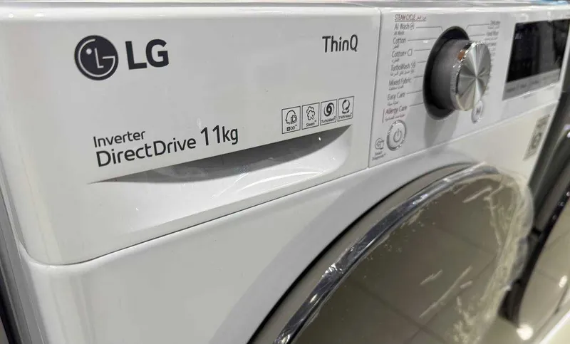 Стиральная машина LG 11 кг F4Y5EYGYWV AI DD Inverter Steam TurboWash — фото 1