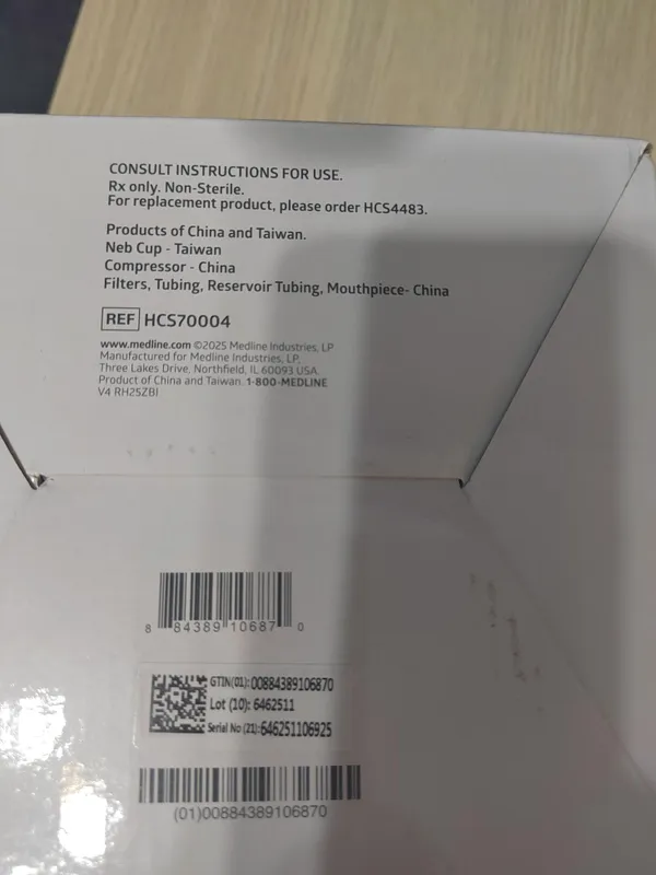 Небулайзер компрессор от Medline Usa. 5 Небулайзер компрессор от Medline Usa. 5