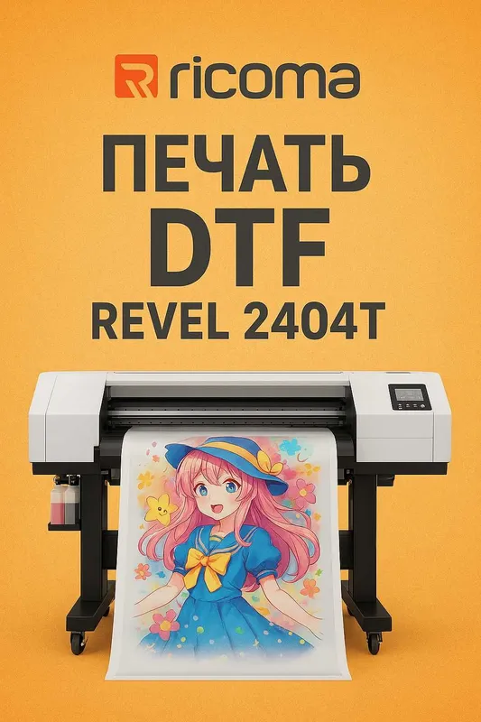 DTF-1202T — принтер для прямого переноса изображения на пленку 1 DTF-1202T — принтер для прямого переноса изображения на пленку 1