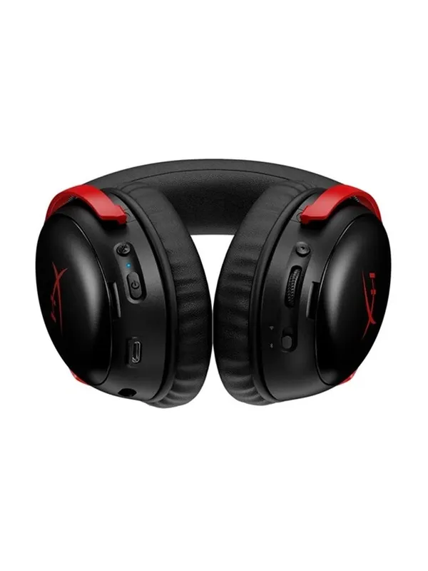 Беспроводные наушники HyperX Cloud III S Wireless, с микрофоном, 2,4 ГГц + Bluetooth, красные, игровые — фото 6