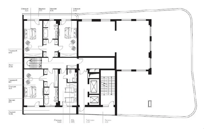 Yashnobod tumanida 6 xonali, 450 m² kvartira sotiladi · ID 6957 8