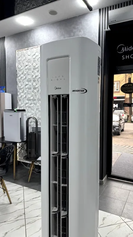 Колонный кондиционер Midea с искуственным интелектом. Kondisaner kansa — фото 3