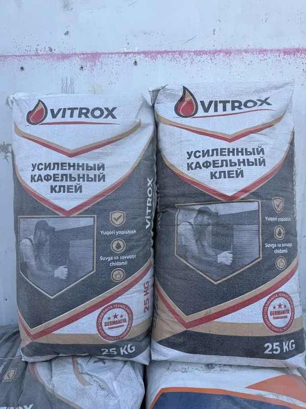 VITROX kafelniy kley va boshqa suxoy smest assortimenti optom narxda — фото 3