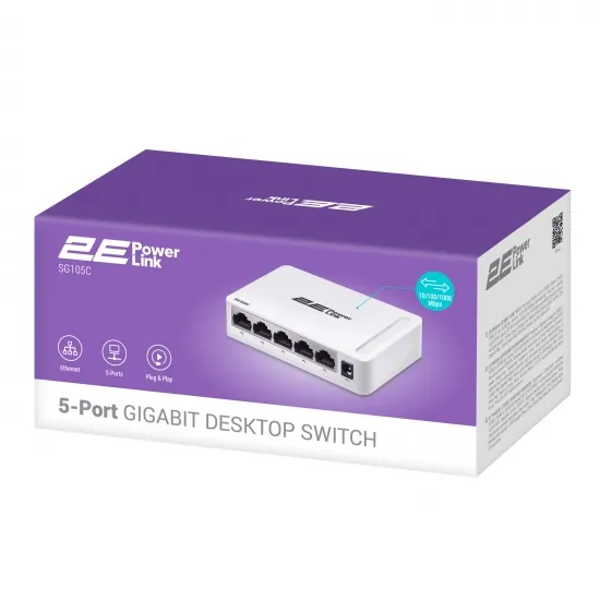 Коммутатор 2E PowerLink SG108C