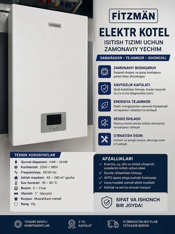 Электрические Двухонтурный Настенный Кател 16 кВт Elektr Katyol Электрические Двухонтурный Настенный Кател 16 кВт Elektr Katyol