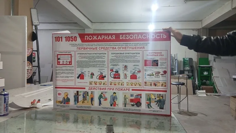 Плакаты по тех безопасности изготовление под ключ — фото 2