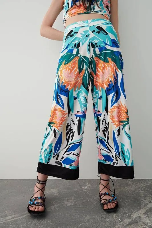 Стильные боючки кюлоты 7/8 от zara