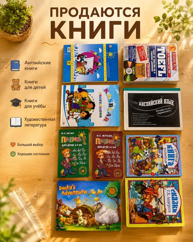 Английские, детские и учебные книги 1