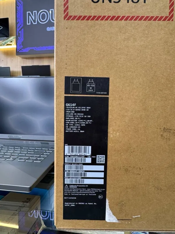 Asus Rog Strix G16 / Ryzen 9 9955HX / RTX 5050 / 16GB /512GB/ Ноутбук — фото 2