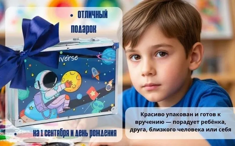 Набор для рисования и творчества в чемодане — фото 7