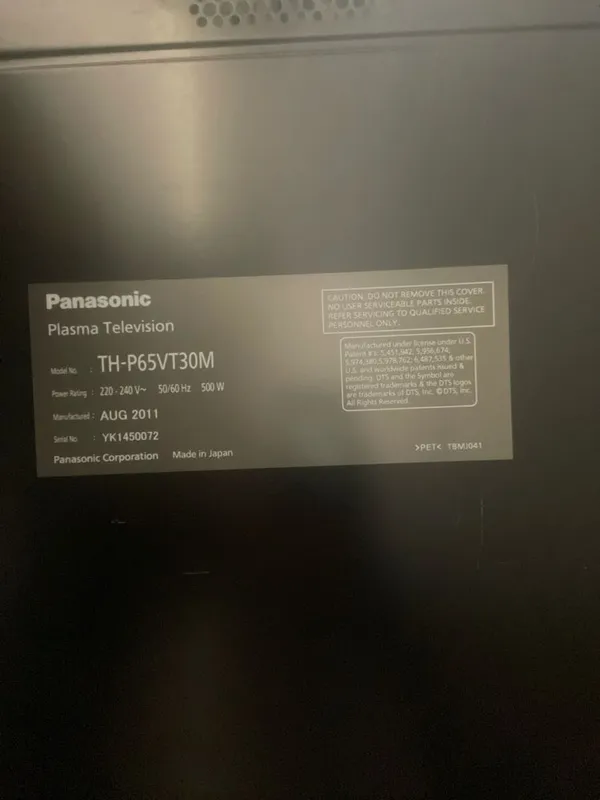 Телевизор Panasonic экран не работает можно отремонтировать большой — фото 2