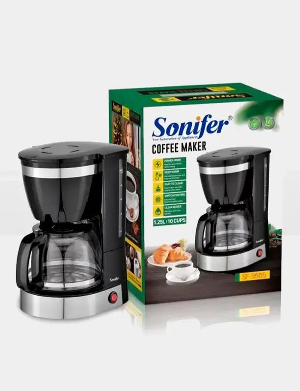Капельная Кофеварка coffee maker kofe damlagich SONIFER sf-3565 1 Капельная Кофеварка coffee maker kofe damlagich SONIFER sf-3565 1