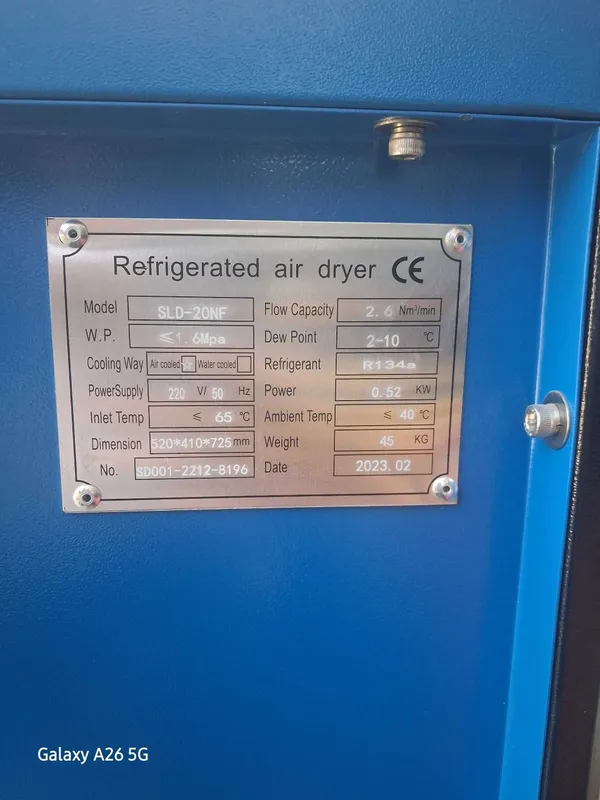 Air Dryer sg-20nf-2.4m3 SAAB осушитель воздух — фото 3
