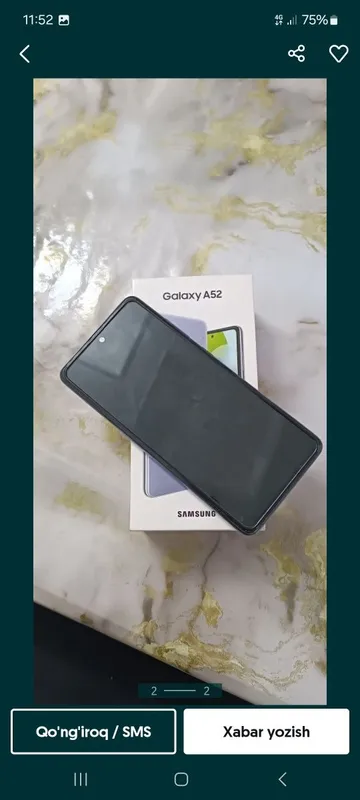 Samsung a52 karobka dakument zaryadnik — фото 1
