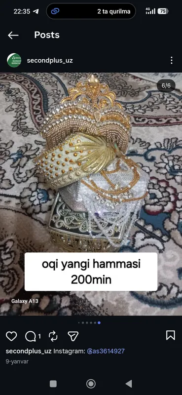 kelin koylaklari sariy doʻppilar arzon narxda