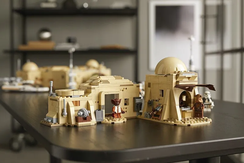 Лего набор Звёздные войны Кантина Мос Эйсли.Lego Star Wars Mos Eisley 3