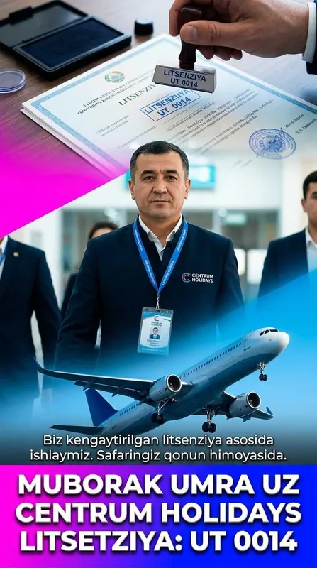 Centrum Holidays Umra Safariga Bilet Bektemir Muborak Umra Tur Paket 7
