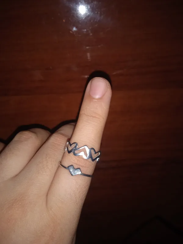 женские кольца 2 пары 1