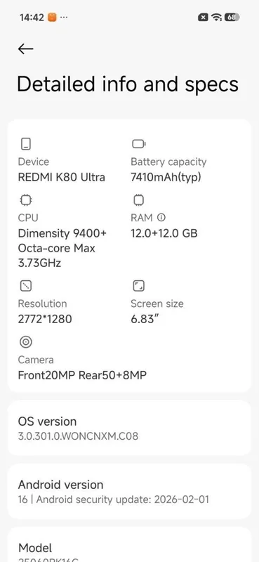 Redmi K80 ultra 12+12/256gb China — фото 5