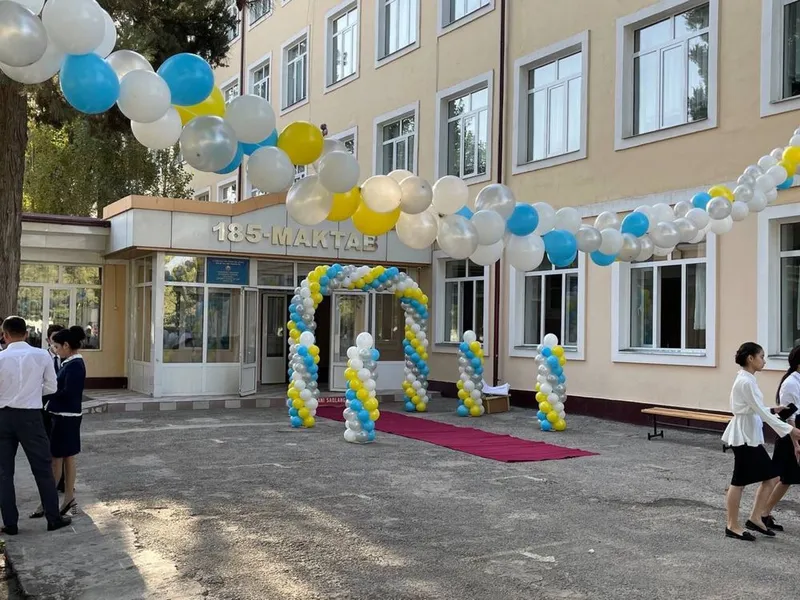 25-may, bitiruv, выпускной, оформления шарами, shar ofarmleniyasi — фото 4