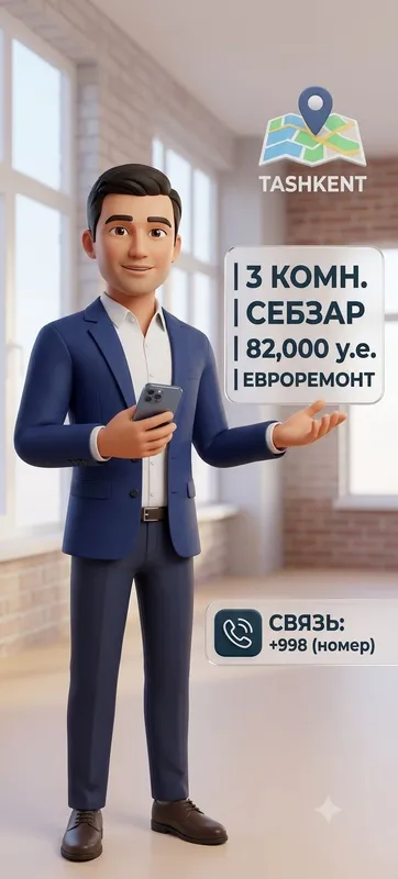 Kvartira sotiladi