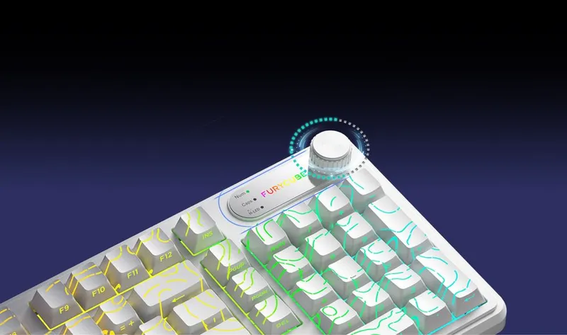 Мембранная водонепроницаемая клавиатура FURYCUBE IP98 Проводная 8