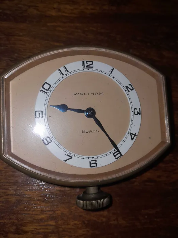 Антикварные часы WALTHAM 8 DAYS USA