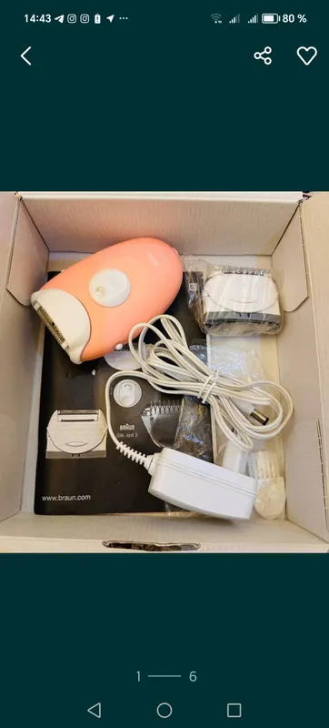 Эпилятор Braun Silk Epil, эпилятор, Браун, epilyator 2