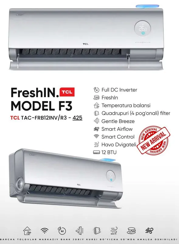 Кондиционер TCL FRESH IN / Inverter — фото 2