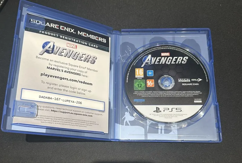 Диск Avengers на PS5 2 Диск Avengers на PS5 2
