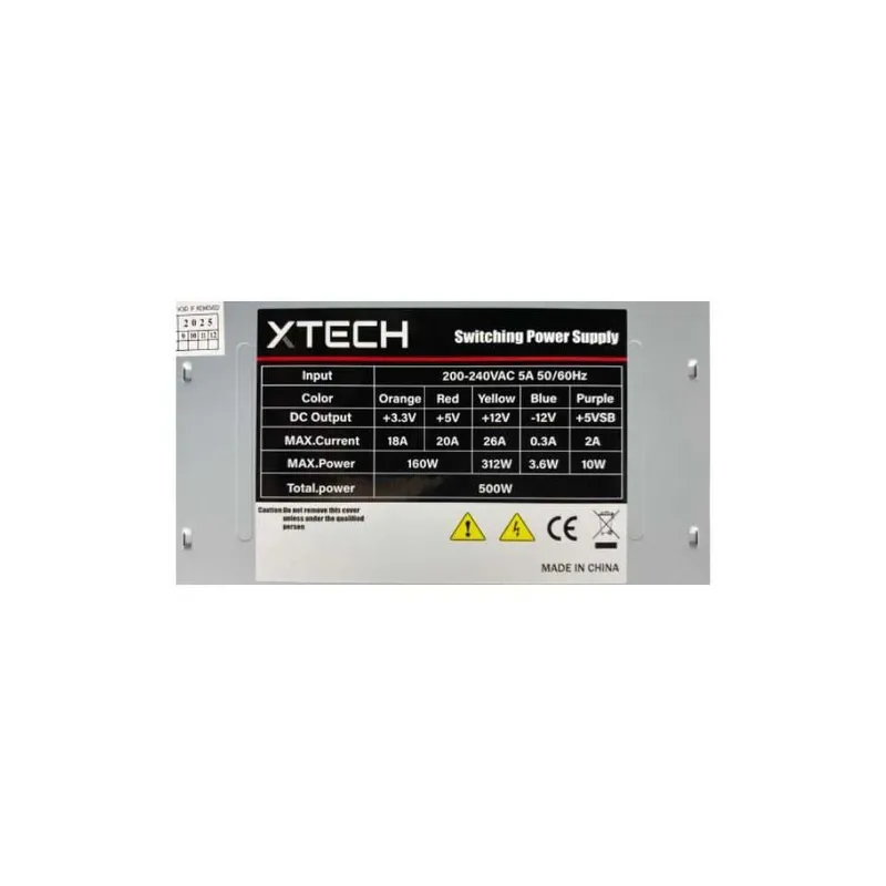 Блок питания Xtech / 500Вт / 200-240В 1 Блок питания Xtech / 500Вт / 200-240В 1