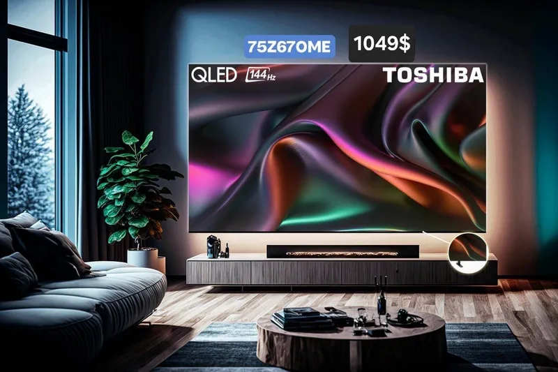 Телевизор Toshiba TV 4K QLED / Televizor / Телевизор 2