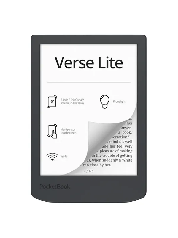Электронная книга PocketBook Verse Lite (PB619), 6" сенсорный экран, E Ink Carta