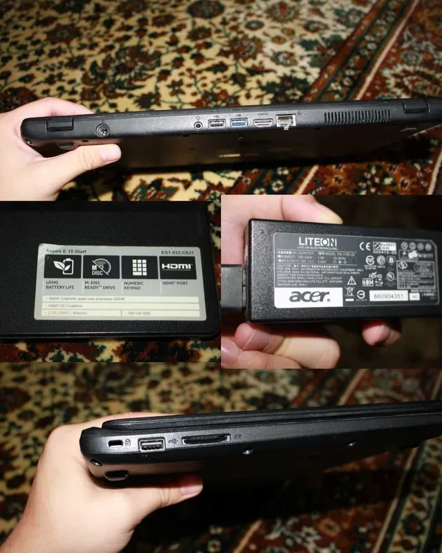 Acer Aspire ES1-512 офис ёки уй учун ноутбук сотилади 3