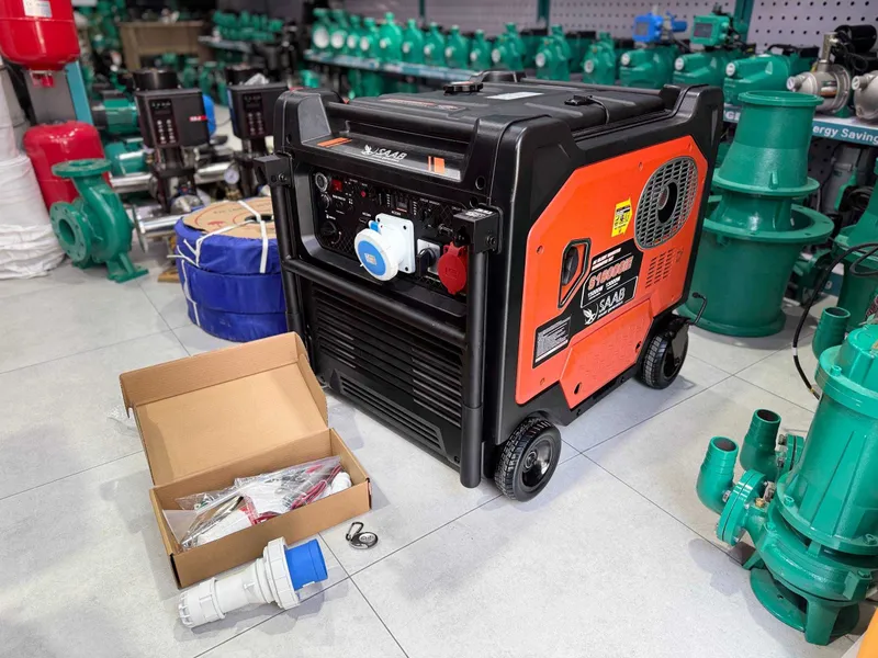 Генератор инвертор движок бесшумный generator kemage saab 4.5kw optom — фото 6