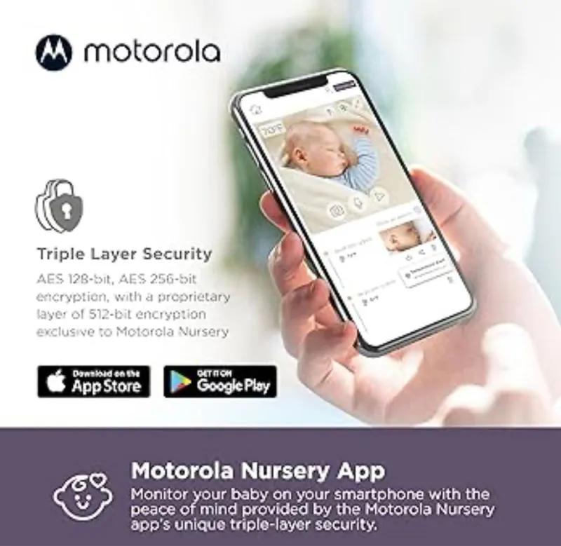 Видеоняня Радионяня Beby Monitor Motorola VM85 Connect Wifi 3