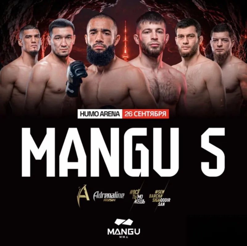 Mangu 5 MMA ga biletlar / Билеты на Мангу 5 ММА 1 Mangu 5 MMA ga biletlar / Билеты на Мангу 5 ММА 1
