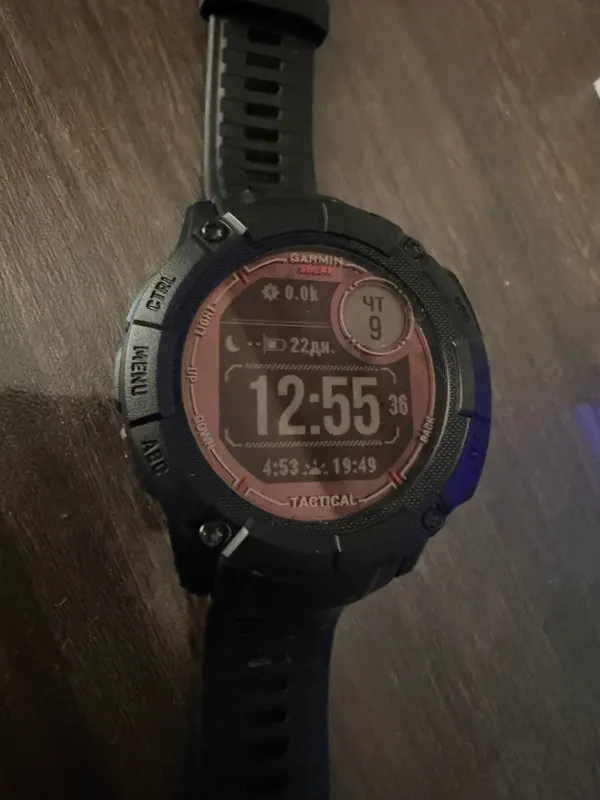 Смарт-часы Garmin Instinct 2X Solar Tactical Edition, Black 4