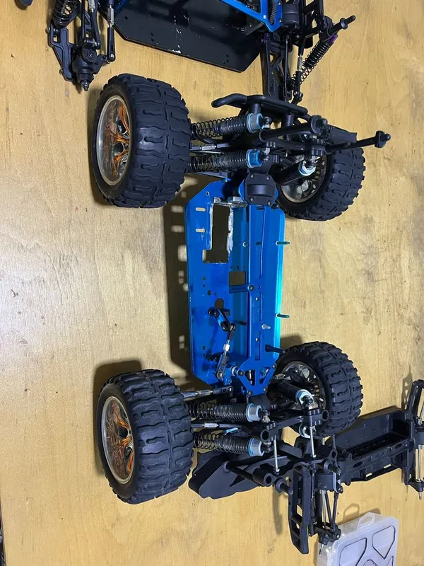 Rc 1/10 4x4 monster truck hsp brontosaurus shassi — фото 1