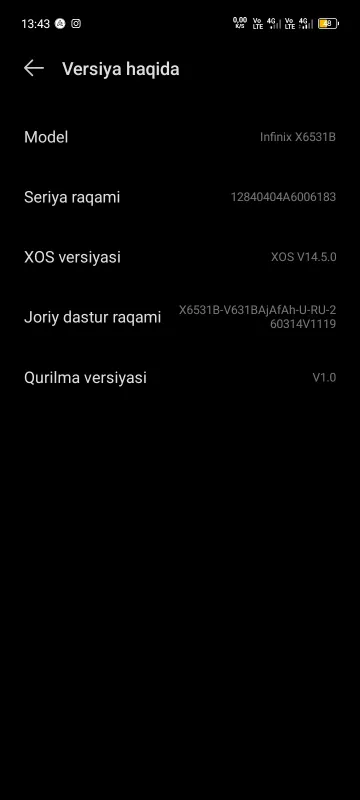 telefon hamma malumot rasmda qoyilgan narx 1Mln 4