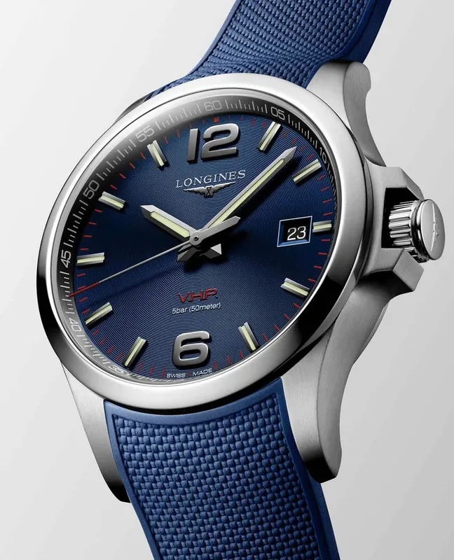 Швейцарские часы фирмы Longines Conquest V.H.P. — фото 1