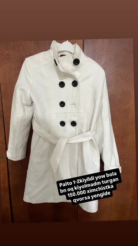 Palto kop kiyilmagan kichkina bob qoganiga sotilad