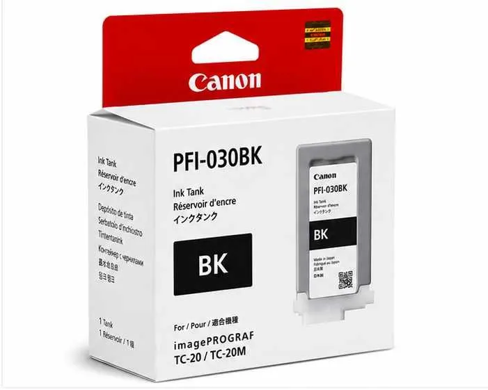 ! Картридж Canon PFI-030BK Black для imagePROGRAF TC-20 и TC-20M — фото 1