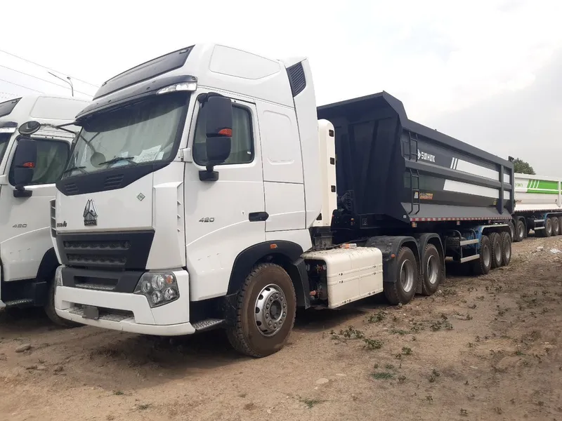 Янги Howo А7 Тягач 6×4 газивый ранги ок 12 газ балон — фото 5