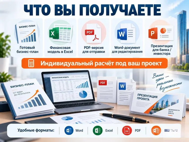 Бизнес-план для банка | Финансовая модель | ТЭО 5 Бизнес-план для банка | Финансовая модель | ТЭО 5