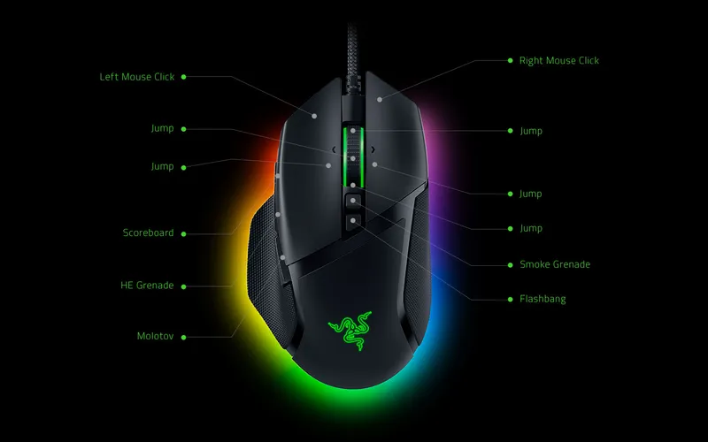 Razer Basilisk V3 35K Проводная игровая мышка — фото 2