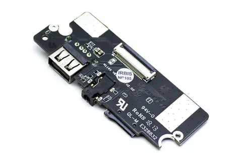 Irbis NB73 Плата с USB, картридер DEXP Navis M100