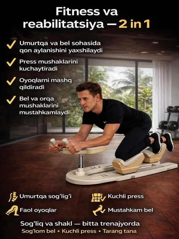 Fitnes va reabletatsiya umrtqani tog'rilash ozish va yog'larni eritish Fitnes va reabletatsiya umrtqani tog'rilash ozish va yog'larni eritish