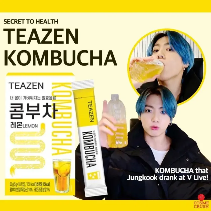 TEAZEN Kombucha Lemon(Корея), BTS, 1 стик/оригинал